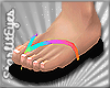 *Rainbow Flip Flops*