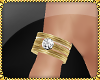 V Gold Dia Thumb Ring