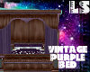 Vintage Purple Bed