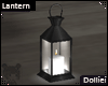 ! Lantern Candle Black