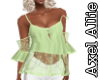 AA Mint Green Lace  Top