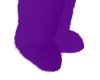 PURPLE FUR BOOTS