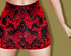 Red Reptile Skirt