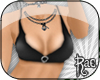 R| Leather Halter Top