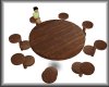 Wooden Round Table2
