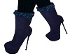 MJ-Navy Blue Boots