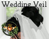 Silver Wedding Veil
