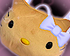 ! tan kitty backpack <3