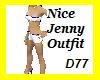 Nice Jenny outfit-Blu/wt