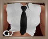 GS White Shirt +Tie