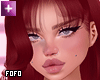 flay red + bangs