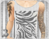 ZEBRA.TANK. 'Grey'