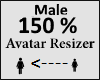 Avatar scaler 150% Male