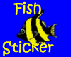 ! Fish Swimming Sticker