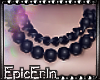 [E]*Black Pearl Necklace