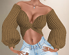 Beige Crop Sweater