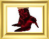 *Lxx gothy red silk boot