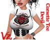 Corsette Tee Devil white