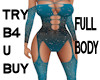 Moody Blue Body suit