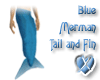 Blue Merman Tail
