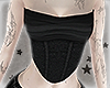 ★ black corset top