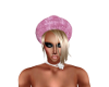 Pink Velour Hat/Hair