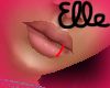 El~ Red Lip Ring