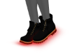 Unisex Black Neon Boots