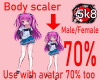 70% Teens BodyScaler F/M