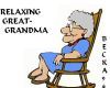 Relaxing Great Grandma