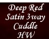 Deep Red Satin Cuddle 3p