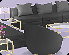 🌻Sofa Set•Blk/Go
