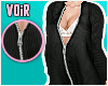 $ Zipped Sweater (Black)