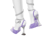 V-Color Purple Heels
