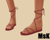 [MsK] Red Sandals