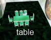 apple green table