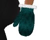 TEAL MITTENS