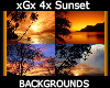 xGx 4X Sunset Background