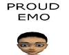 Proud Emo Head Sign
