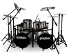 Yamaha Chrome Drum Set