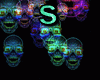 Rainbow Skulls Effect