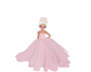 pink flowergirl gown