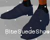 !S!Mens Blue Suede Shoes