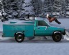 snowy truck
