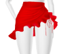 Pf!~Red Flirty Skirt
