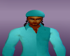 Teal Kangol Cap