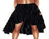 black pleated skirt