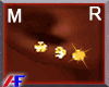 AF. Gold Ear Stud M/R