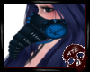 Raven Gas Mask Blue