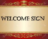 welocme sign